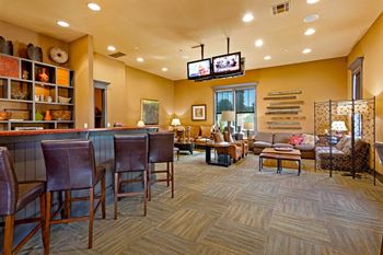 Resident Lounge with Coffee Bar